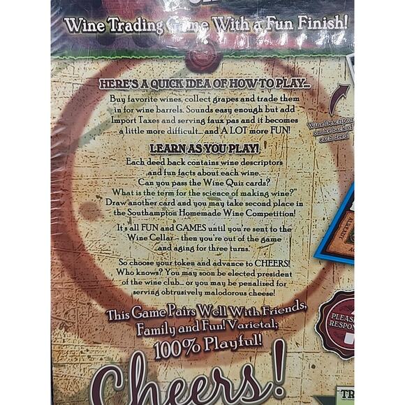 NEW! Sealed Wineopoly Wine Trading Board Game for 2-6 Adults Fun Party Game - Picture 3 of 12